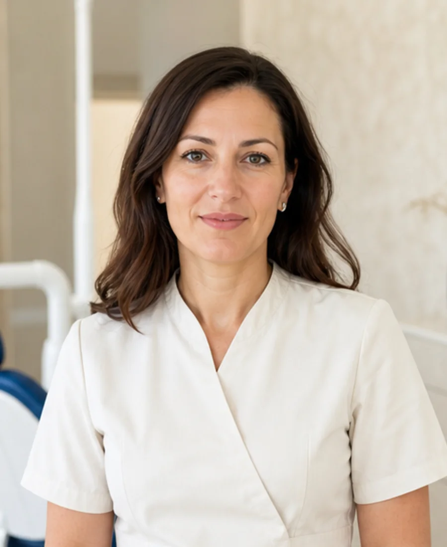 Fikcionalni portret: dr. med. dent. Lea Marin, Doktorica dentalne medicine